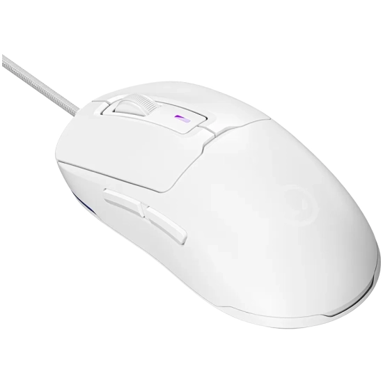 Lorgar Mysz gamingowa MSA10 12000 dpi przewodowa biały