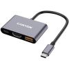 CANYON HUB DS-4 3 w 1 USB-C Szary