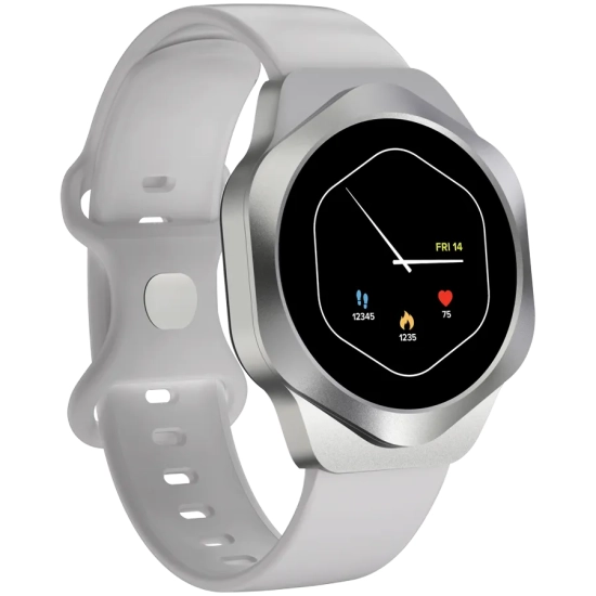 Canyon Smartwatch Hexagon 88 AMOLED BT-CALL Srebrny CNS-SW88SS