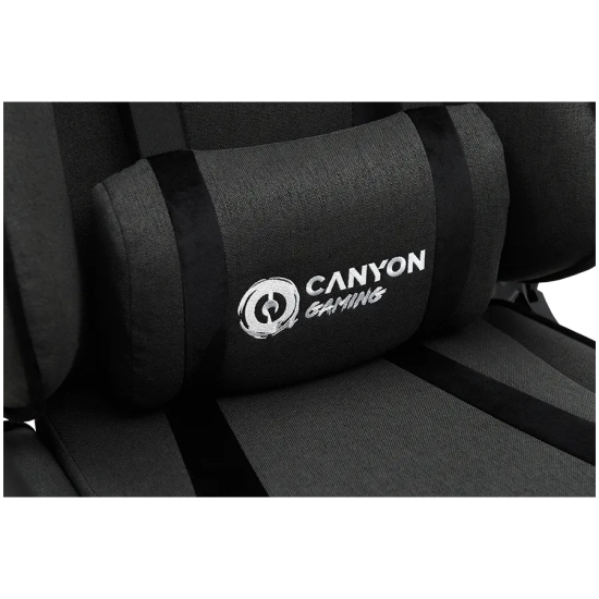 Canyon Fotel gamingowy Crest FCH01 Tkanina Szary