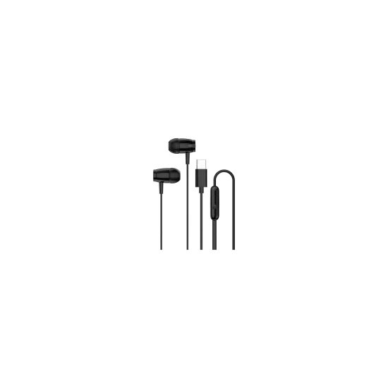 Canyon Słuchawki dokanałowe SEP-5 Przewód USB-C Czarne