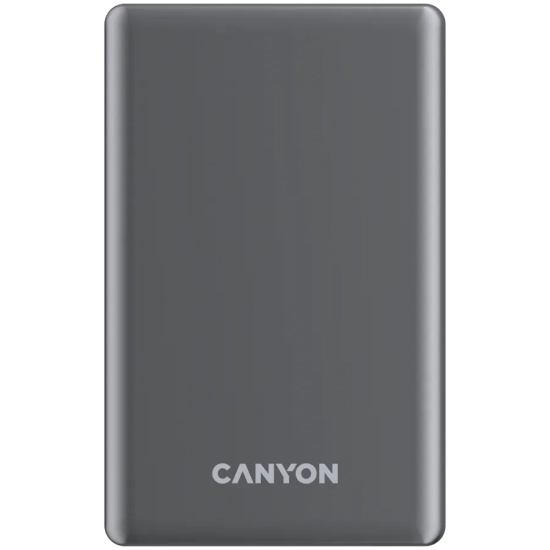 CANYON Powerbank OnPower 505 MagSafe 5000 mAh 20W ciemnoszary