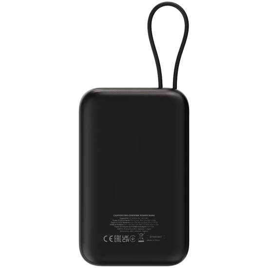 Canyon OnPower 101 powerbank 10000 mAh 22,5 W CNS-CPB101BK