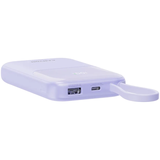 CANYON Power Bank OnPower 101 z kablem 10000 mAh PD22.5W Fiolet