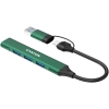 Hub USB-C CANYON DS-02 CNS-TDS02GR 4w1 zielony