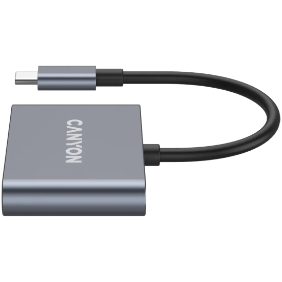 CANYON HUB DS-3 3 w 1 USB-C Ciemnoszary