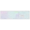 Klawiatura CANYON HKB-W11 RGB bezprzewodowa biała
