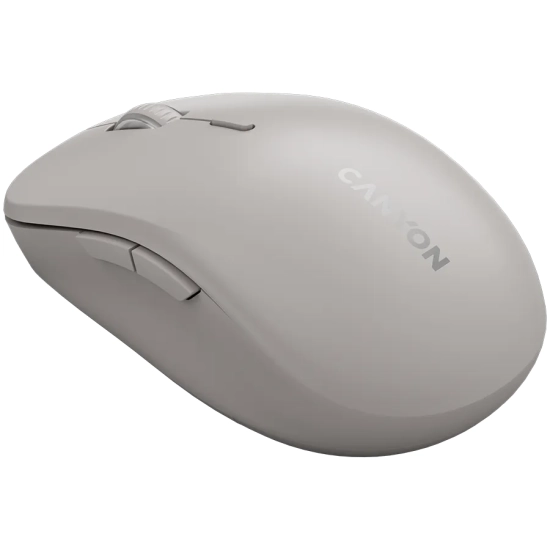 CANYON Mysz bezprzewodowa MW-12 Dwa Tryby Ciemno Szara