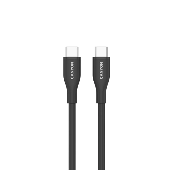 Canyon Kabel USB-C–USB-C OnWire 60SC 60 W 1 m czarny