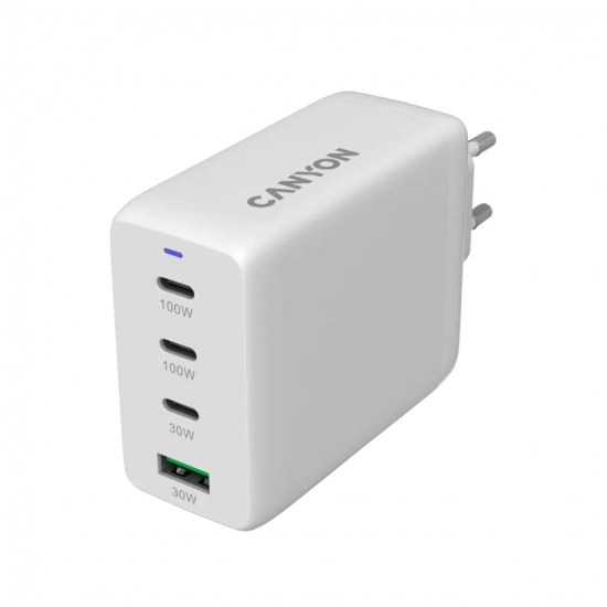 Canyon Ładowarka CU100ACC GaN 100 W 3x USB-C USB-A