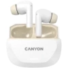 Canyon Słuchawki HEXAGON 7 TWS ANC+ENC Qi Biało-Beżowe