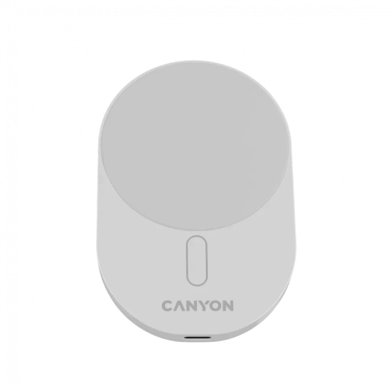 CANYON Ładowarka samochodowa OnGrip 105 Qi2 15W biała