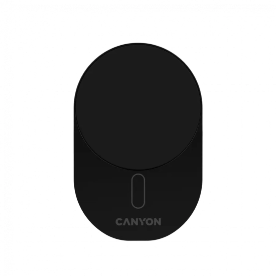 CANYON Ładowarka samoch. OnGrip 105 15W Qi2 Magnetyczna Czarna