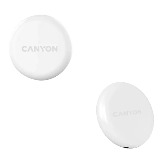 CANYON Smart Tag OnTag 1 iOS Zestaw 4 szt. Biały