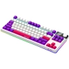 Klawiatura Lorgar KBP70TKLW TKL Toxic Purple US biała