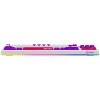 Klawiatura Lorgar KBP70TKLW TKL Toxic Purple US biała