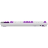 Klawiatura Lorgar KBP70TKLW TKL Toxic Purple US biała