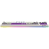 Klawiatura Lorgar KBP70TKLW TKL Toxic Purple US beżowa
