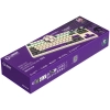 Klawiatura Lorgar KBP70TKLW TKL Toxic Purple US beżowa