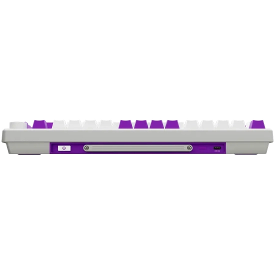 Klawiatura Lorgar KBP7075W 75% Toxic Purple US biała