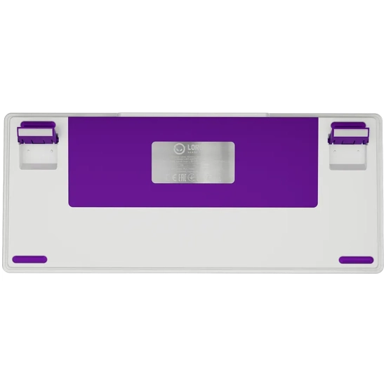 Klawiatura Lorgar KBP7075W 75% Toxic Purple US biała