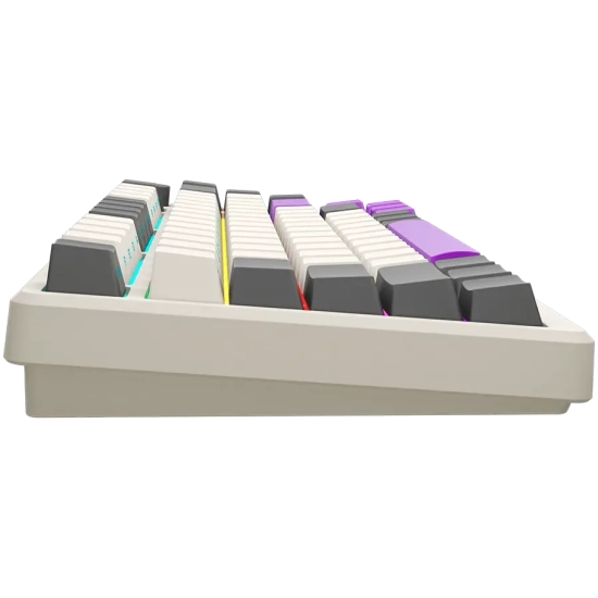 Klawiatura Lorgar KBP7075W 75% Toxic Purple US beżowa
