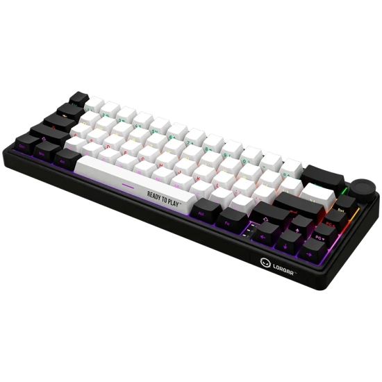 Klawiatura Lorgar KBP70MW 65% Toxic Purple US czarna