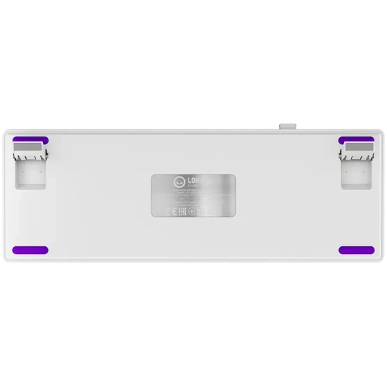 Klawiatura Lorgar KBP70MW 65% Toxic Purple US biała