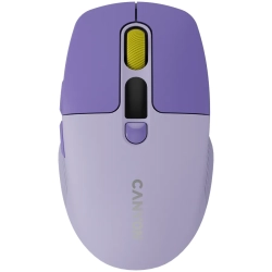 CANYON Mysz bezprzewodowa MW-26 LCD Cicha Dwa Tryby Fioletowa