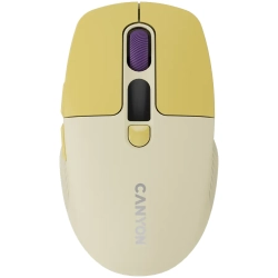 Mysz bezprzewodowa Canyon MW-26 CNS-CMSW26Y żółta