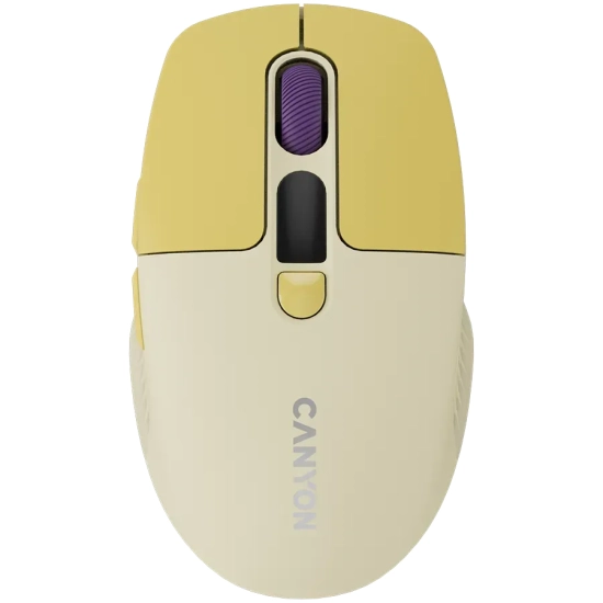 Mysz bezprzewodowa Canyon MW-26 CNS-CMSW26Y żółta