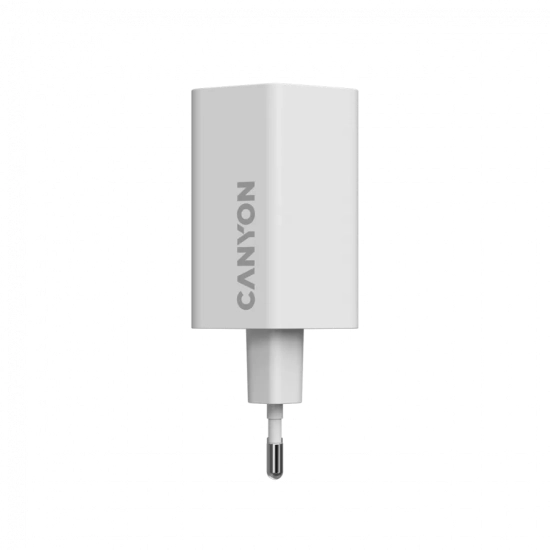 CANYON Ładowarka sieciowa HEXAGON 65 GaN 65W 2xPD 1xQC EU Biała