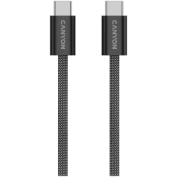 Kabel USB-C–USB-C CANYON OnWire 60MG CND-CCMG60AB15B 60W 1m czarny