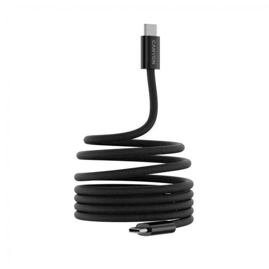 Kabel USB-C–USB-C CANYON OnWire 60MG CND-CCMG60AB15B 60W 1m czarny