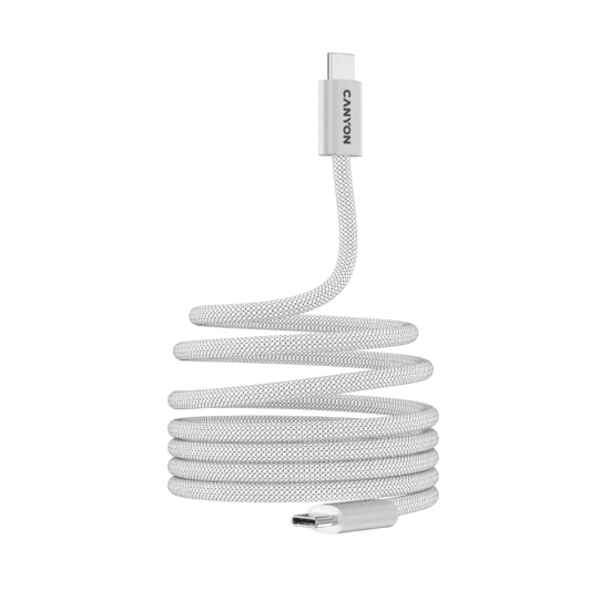 Kabel USB-C–USB-C CANYON OnWire 60MG CND-CCMG60AB15W 60W 1m biały