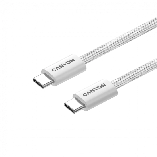 Kabel USB-C–USB-C CANYON OnWire 60MG CND-CCMG60AB15W 60W 1m biały