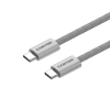 CANYON Kabel OnWire 60MG C-C 60W Magnes w oplocie 1 m Szary