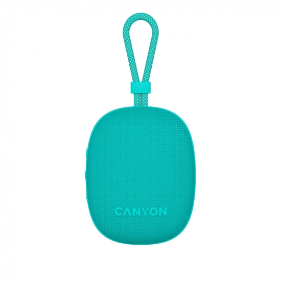 Zdjęcie produktu Głośnik Bluetooth Canyon OnMove 12 5 W IPX7 miętowy; dokładny wariant CNE-CBTSP12MT, EAN 5291485018085.