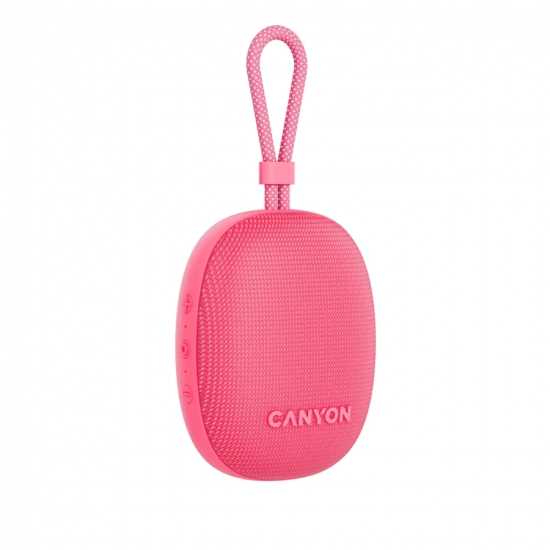 Canyon Głośnik Bluetooth OnMove 12 5 W IPX7 różowy