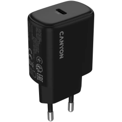 CANYON Ładowarka OnCharge 200 20W USB-C EU czarna