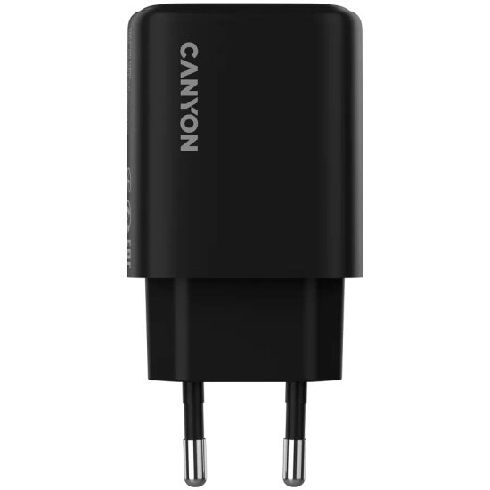 CANYON Ładowarka OnCharge 200 20W USB-C USB-A EU czarna
