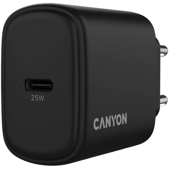 CANYON Ładowarka OnCharge 250 25W USB-C EU czarna