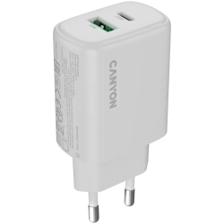 CANYON Ładowarka OnCharge 250 25W USB-C USB-A EU biała