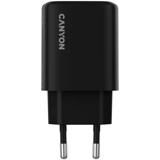 CANYON Ładowarka OnCharge 250 25W USB-C USB-A EU czarna