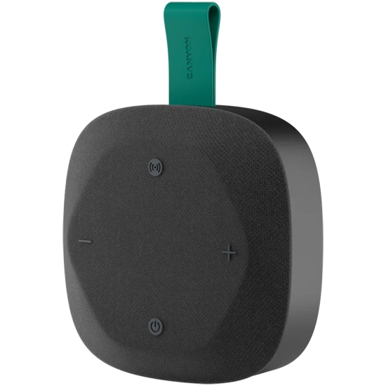 Zdjęcie produktu Głośnik Bluetooth Canyon Hexagon 10 8 W IPX5 czarno-zielony; dokładny wariant CNE-CBTSP10BG, EAN 529148
