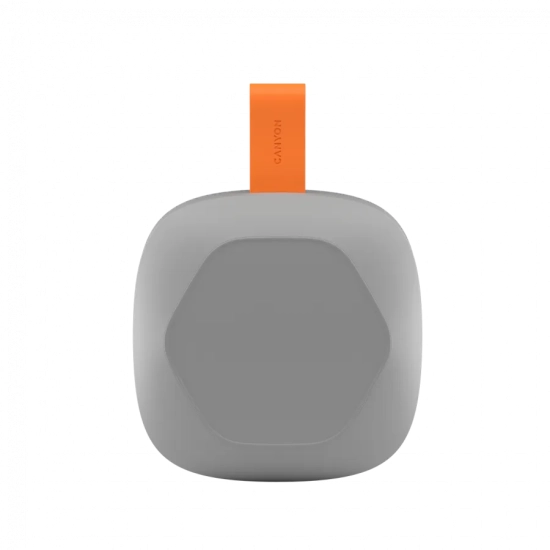 Canyon Głośnik Bluetooth Hexagon 10 8 W IPX5 szaro-pomarańczowy