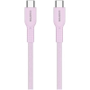 Kabel USB-C–USB-C CANYON OnWire 60CL CND-CCAP60AB10PK 60W 1m różowy