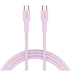 Kabel USB-C–USB-C CANYON OnWire 60CL CND-CCAP60AB10PK 60W 1m różowy