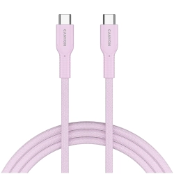 CANYON Kabel OnWire 60CL C-C 60W w oplocie 1m Różowy
