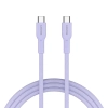 Kabel USB-C–USB-C CANYON OnWire 60CL CND-CCAP60AB10PU 60W 1m fioletowy